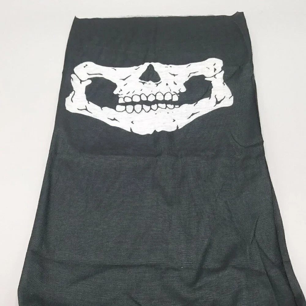 Skull Face Mask Gaiter Neck Shield Neckerchief Breathable - UNISEX -NEW - FIRM